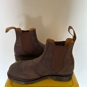 Dr. Martens Dark Brown Leather Chelsea Boots